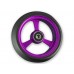 5 Inch Frogs Legs Aluminium Wheelchair Caster - Purple